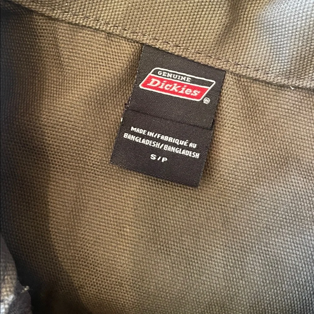 Dickies Womens Army Green Moss Eisenhower Woven Duck Jacket nwt small